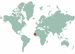 Sanba Kandji in world map